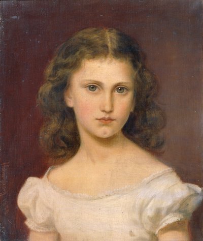 Sidonie Schrotzberg, de dochter van de kunstenaar door Franz Schrotzberg