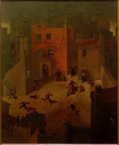 Stadsbeeld door Franz Sedlacek