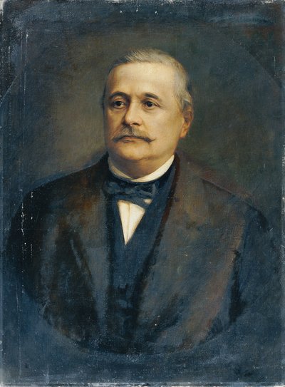 De keizerlijke raad en Rijksdag afgevaardigde Isaak Rubinstein door Franz Seraph von Lenbach