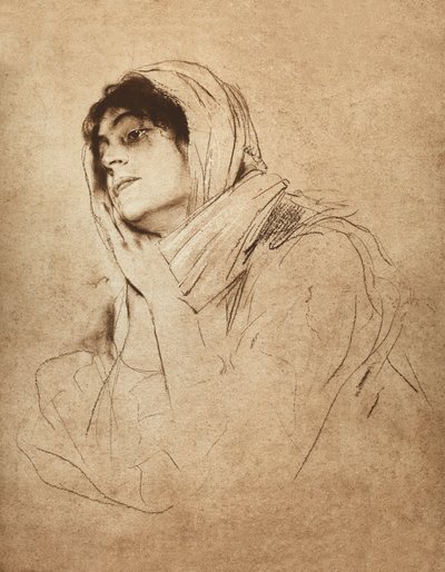 Eleonora Duse door Franz Seraph von Lenbach