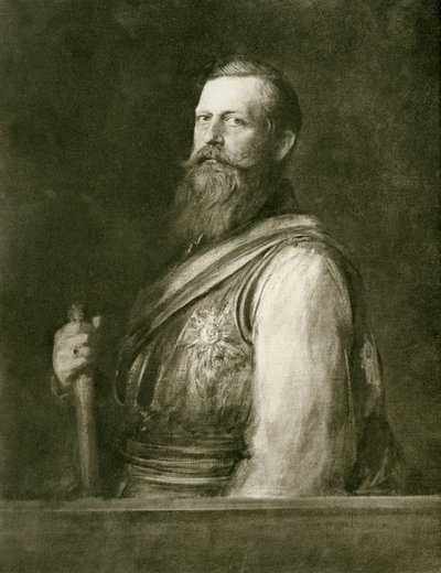 Friedrich III door Franz Seraph von Lenbach