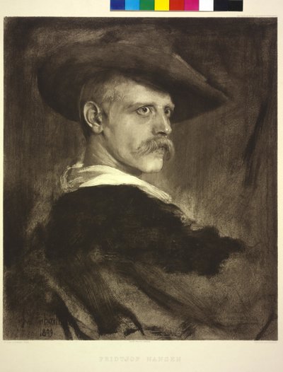 Fridtjof Nansen door Franz Seraph von Lenbach