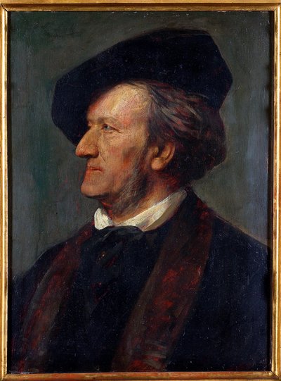 Portret van de componist Richard Wagner door Franz Seraph von Lenbach