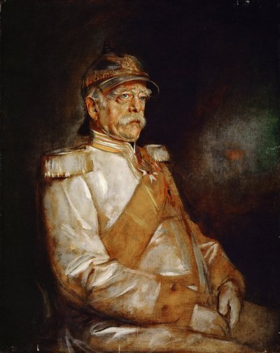 Portret van Otto von Bismarck door Franz Seraph von Lenbach