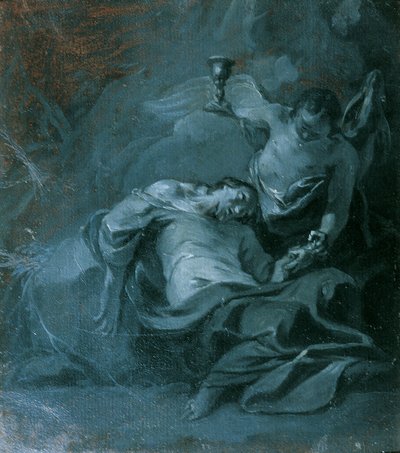 Christus op de Olijfberg (I) door Franz Sigrist d. Ä.