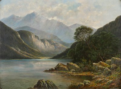 Badersee met Wetterstein door Franz Stephan Paschinger