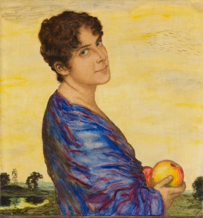 Portret van de vrouw van de kunstenaar door Franz Stuck Ritter von