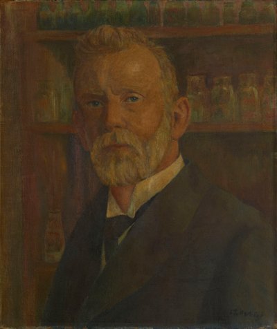 Portret van Paul Ehrlich door Franz Wilhelm Voigt