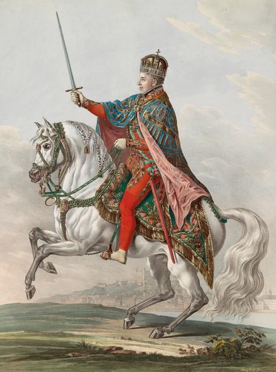 Keizer Ferdinand I van Oostenrijk door Franz Wolf
