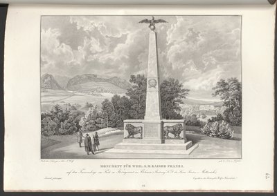 Monument voor Keizer Franz I door Franz Wolf