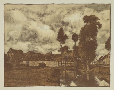 Eifeldorp door Franz Xaver Hoch