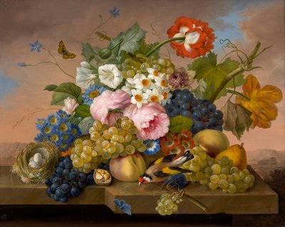 Bloemenstilleven door Franz Xaver Petter