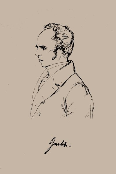 Christian Dietrich Grabbe, 1801-1836 door Franz Xaver Stöber