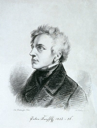 De Schilder Johann Peter Krafft door Franz Xaver Stöber