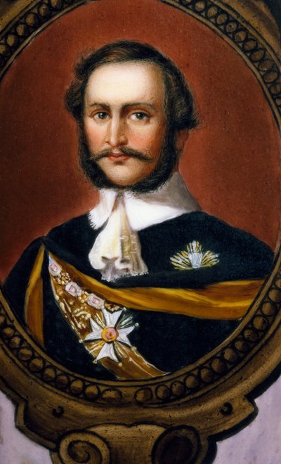 Portret van Maximiliaan II van Beieren door Franz Xaver Thallmaier