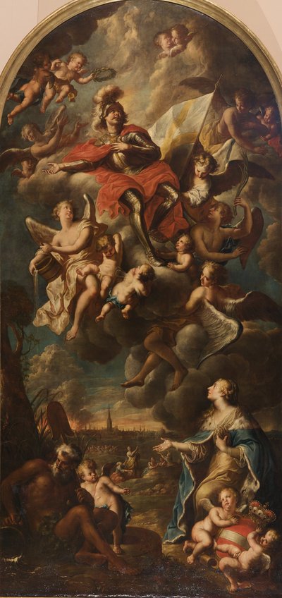De heilige Florian door Franz Xaver Wagenschon