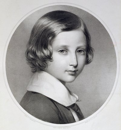 Albert, Prins van Wales (1841-1910), oorspronkelijk gegraveerd door Thomas Fairland, uitgegeven door M. und N. Hanhart, 1852 (lithografie) door Franz Xaver Winterhalter