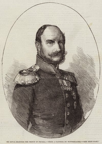 Zijne Koninklijke Hoogheid de Prins van Pruisen door Franz Xaver Winterhalter
