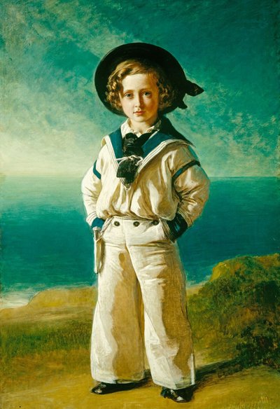 Koning Edward VII 1841-1910, toen Albert Edward, Prins van Wales, 1846 door Franz Xaver Winterhalter