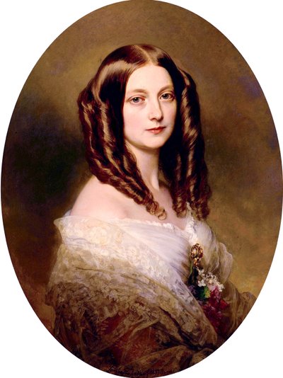 Markiezin van Las Marismas door Franz Xaver Winterhalter
