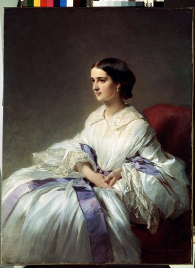 Portret van gravin Olga Shuvalova door Franz Xaver Winterhalter