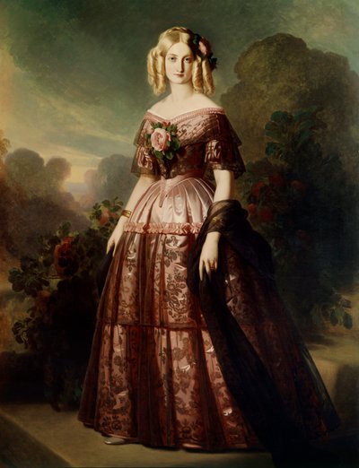 Portret van Marie Caroline Auguste de Bourbon Salerne, Hertogin d