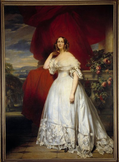Portret van de zus van maarschalk Berthier door Franz Xaver Winterhalter