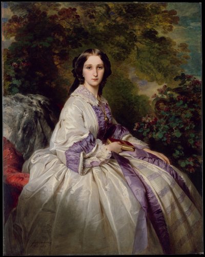 Portret van gravin Maria Ivanovna Lamsdorf, née Beck, 1859 door Franz Xaver Winterhalter