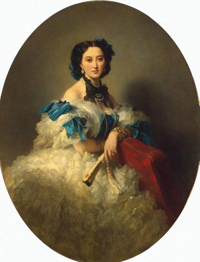 Portret van Gravin Varvara Moesina-Poesjkina door Franz Xaver Winterhalter