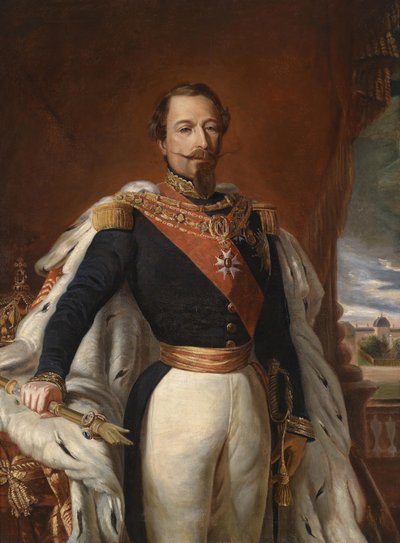 Portret van Keizer Napoleon III van Frankrijk 1808-1873 door Franz Xaver Winterhalter