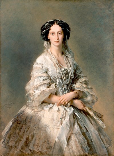 Portret van Maria Alexandrovna, 1857 door Franz Xaver Winterhalter
