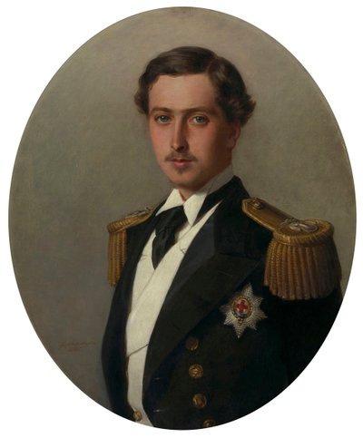 Portret van Prins Alfred, later Hertog van Edinburgh door Franz Xaver Winterhalter