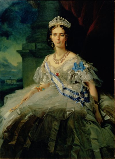 Portret van Prinses Tatiana Alexanrovna Yusupova door Franz Xaver Winterhalter