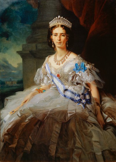 Portret van prinses Tatiana Yusupova, 1858 door Franz Xaver Winterhalter