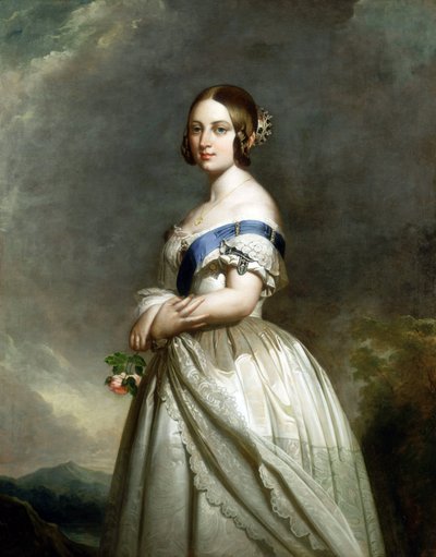 Portret van koningin Victoria door Franz Xaver Winterhalter
