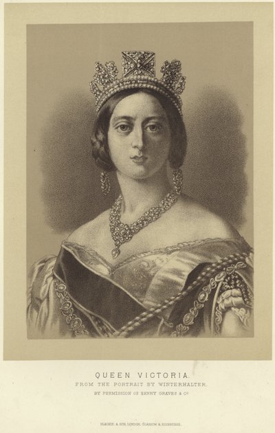 Portret van Koningin Victoria door Franz Xaver Winterhalter