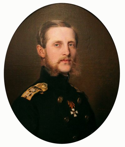 Portret van de Groothertog Konstantin Nikolaevich, 1859 door Franz Xaver Winterhalter