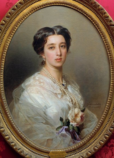 Prinses Gagarin Stourza door Franz Xaver Winterhalter
