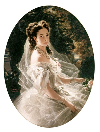 Prinses Pauline von Metternich door Franz Xaver Winterhalter