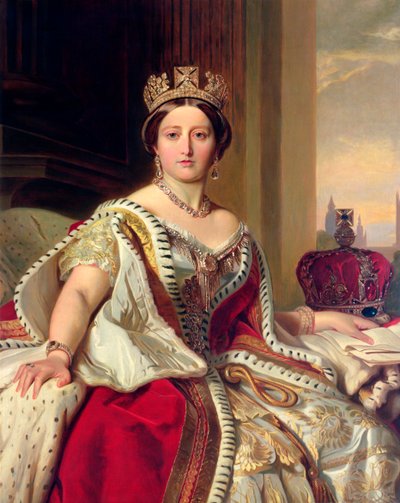 Koningin Victoria, 1859 door Franz Xaver Winterhalter
