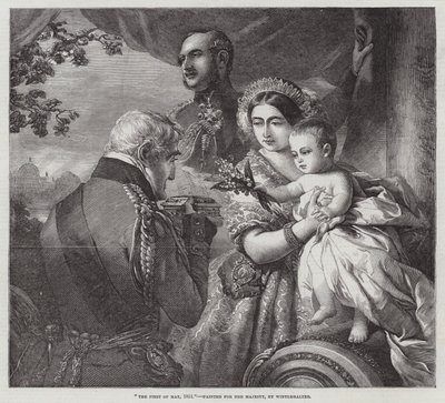 De Eerste Mei, 1851, geschilderd voor Hare Majesteit door Franz Xaver Winterhalter