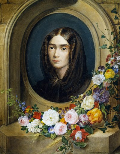 Portret van Katharina Petter door Franz Xavier Petter