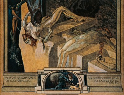 Oostenrijk, Wenen, Illustratie van Dante Alighieri