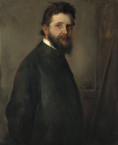 Adolf Oberländer door Franz von Lenbach