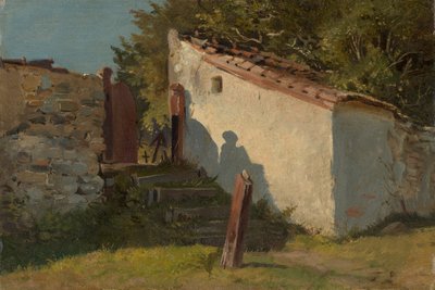 Dorpsbegraafplaatsingang door Franz von Lenbach