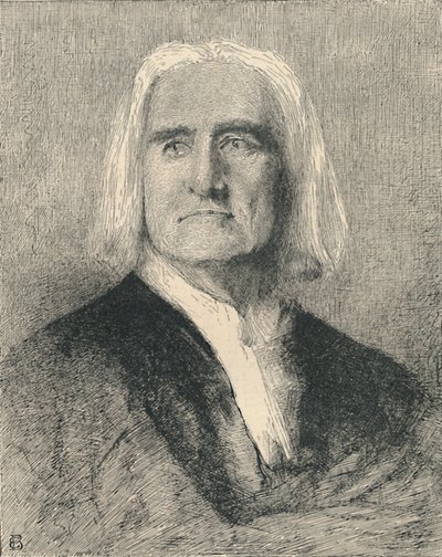 Franz Liszt, c1880, 1886 door Franz von Lenbach