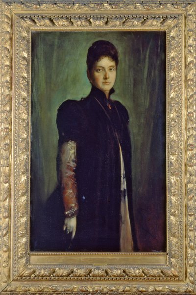 Markiezin van Montagliari door Franz von Lenbach
