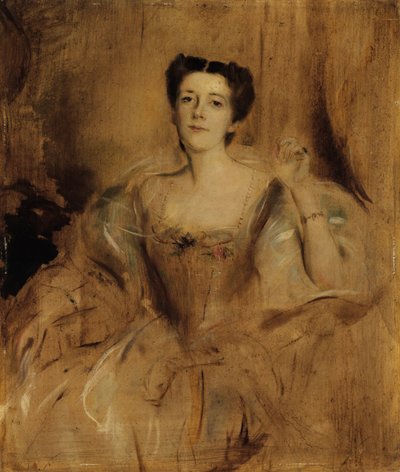 Mary Lady Curzon van Kedleston door Franz von Lenbach