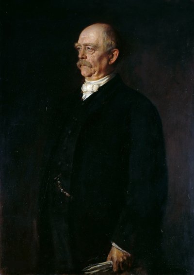 Portret van Otto von Bismarck 1815-1898, 1884 door Franz von Lenbach