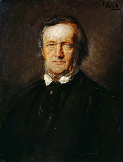 Portret van Richard Wagner door Franz von Lenbach